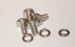 Classic Mini Boot Lock Screws & Washers All Stainless Steel x 4