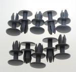 E93 Boot Liner / Trim Grey Push Fit Fasteners x 10